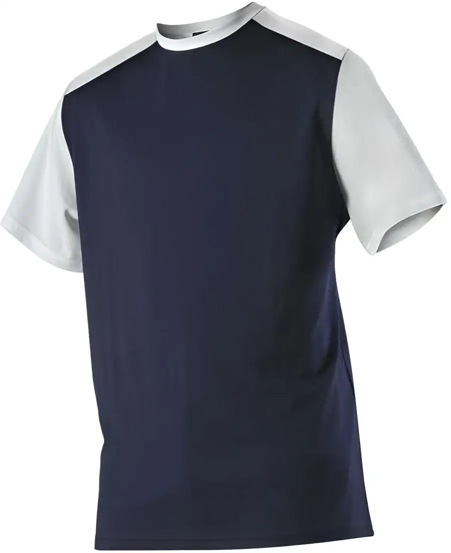 Alleson Athletic 532cj Adult Crew Neck Baseball Jersey - Navy White
