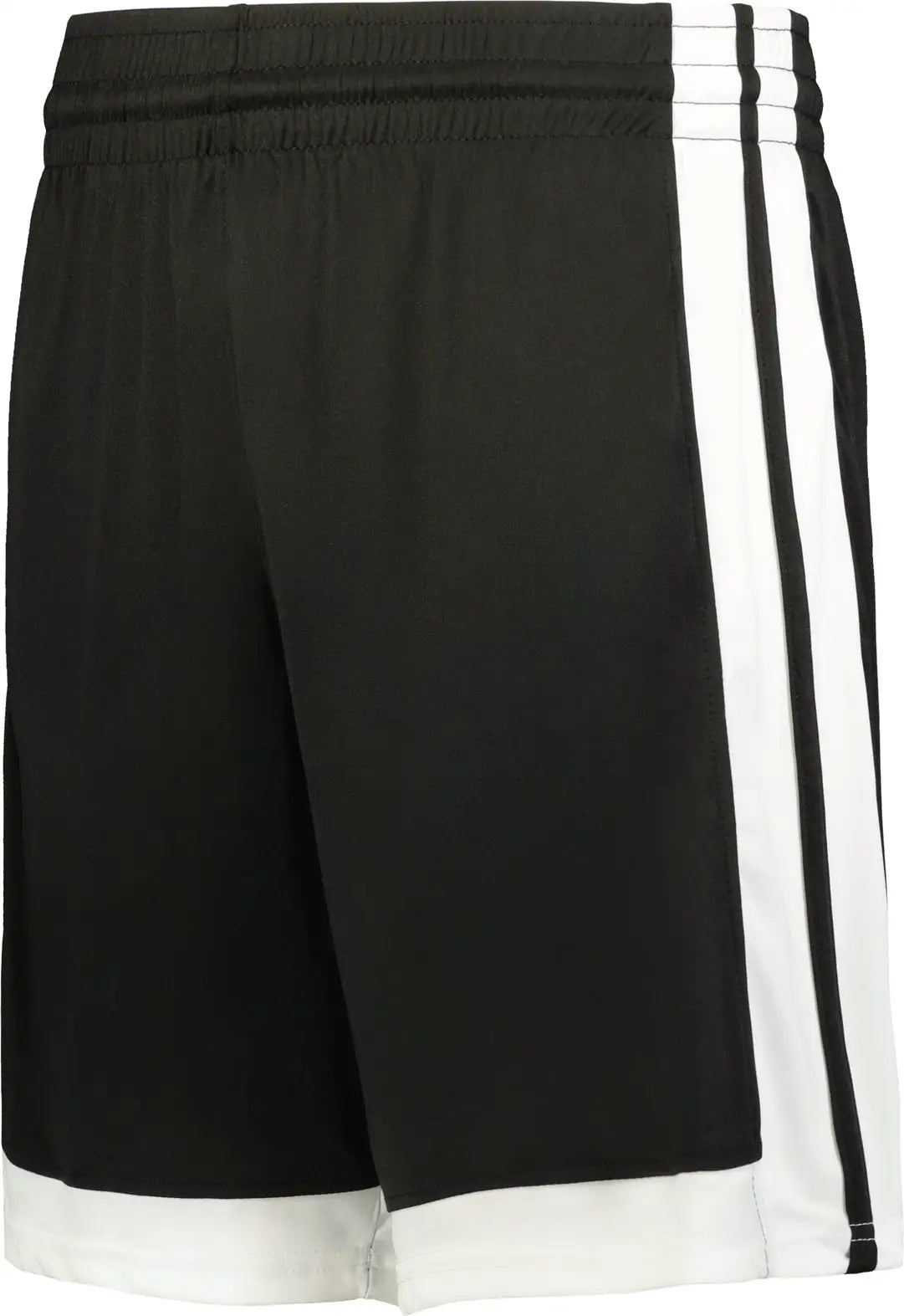 Alleson Athletic 5387p Basketball Shorts - Black White - Adult s