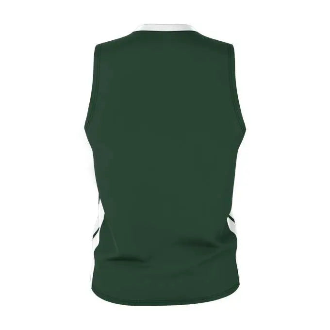 Alleson Athletic 538j Mens Single Ply Basketball Jersey - Forest White