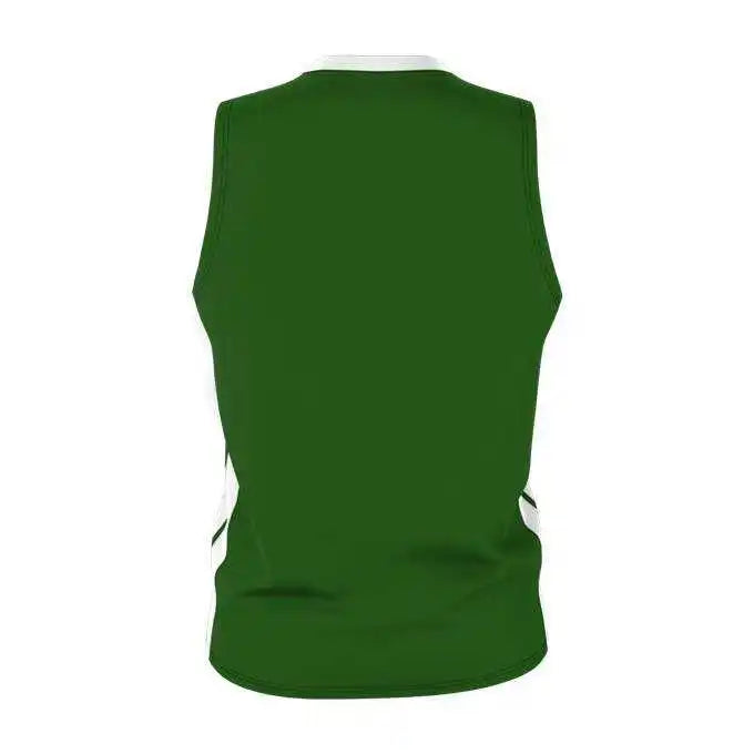 Alleson Athletic 538j Mens Single Ply Basketball Jersey - Kelly White