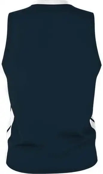 Alleson Athletic 538j Mens Single Ply Basketball Jersey - Navy White