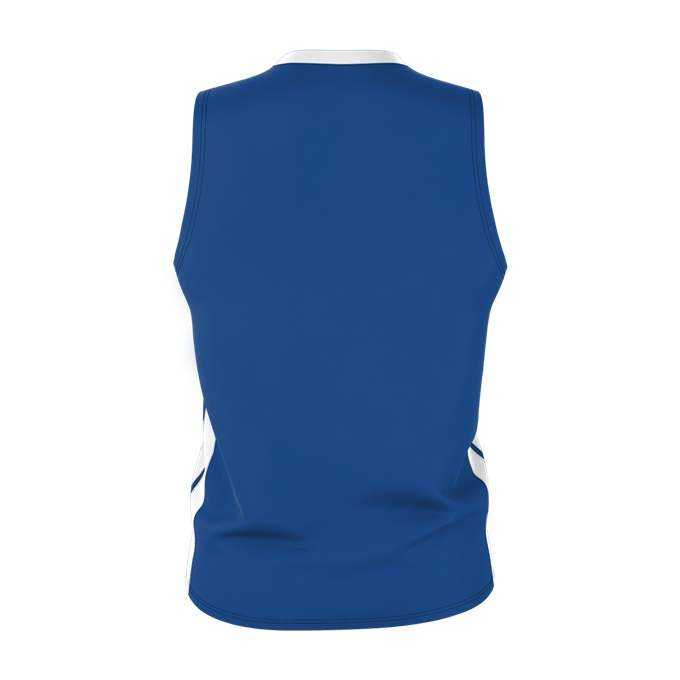 Alleson Athletic 538j Mens Single Ply Basketball Jersey - Royal White