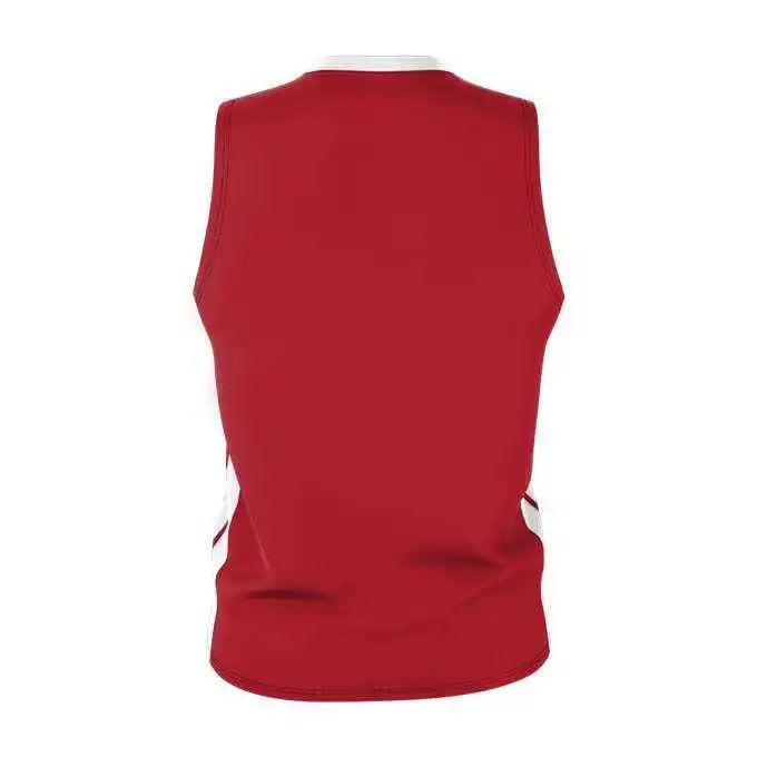 Alleson Athletic 538jy Youth Single Ply Basketball Jersey - Red White