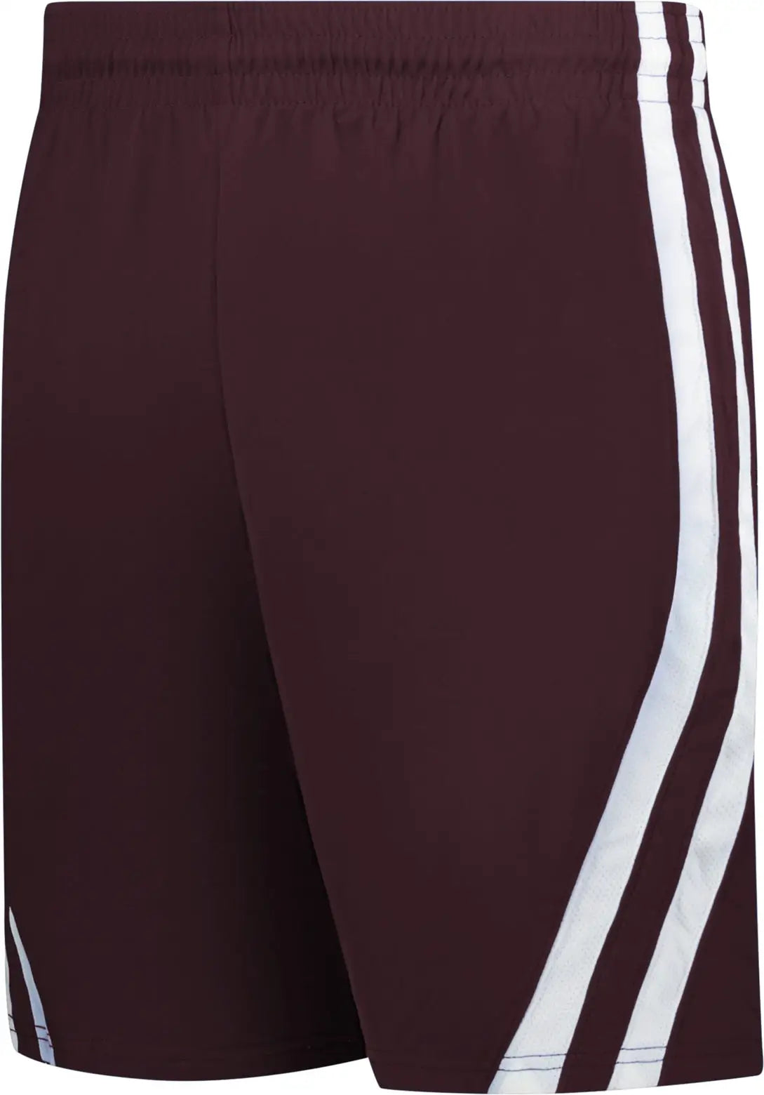 Alleson Athletic 539p Basketball Shorts - Maroon White