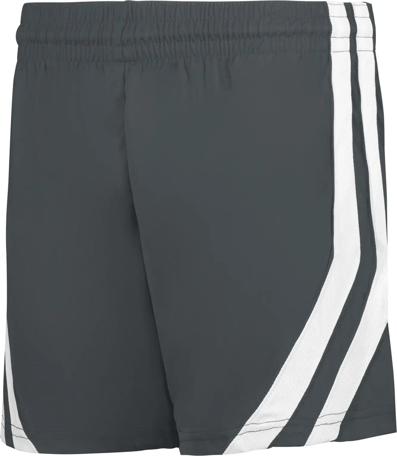 Alleson Athletic 539pw Basketball Short Women - Graphite White