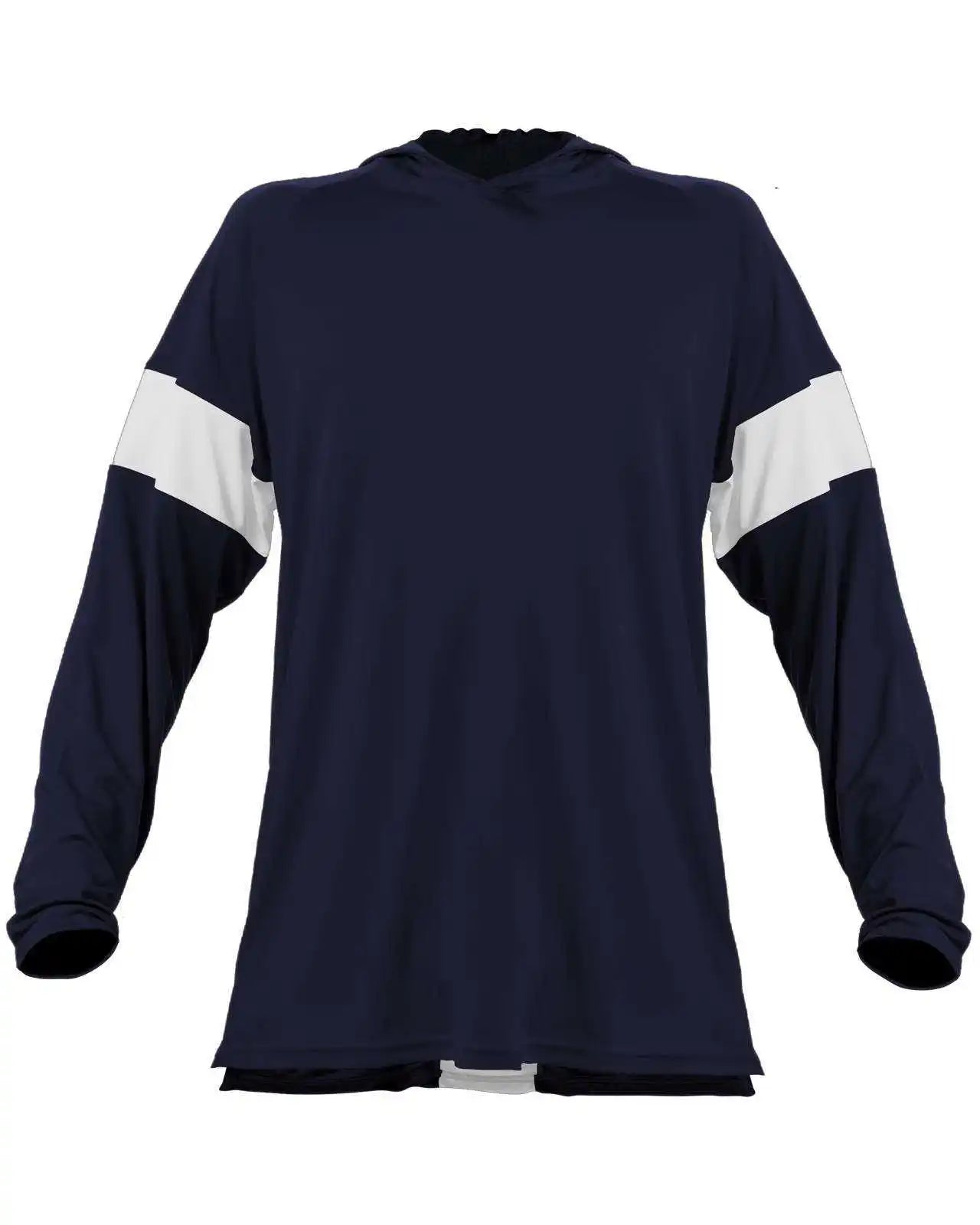 Alleson Athletic 545lsa Contender Long Sleeve Shooter Shirt - Navy White