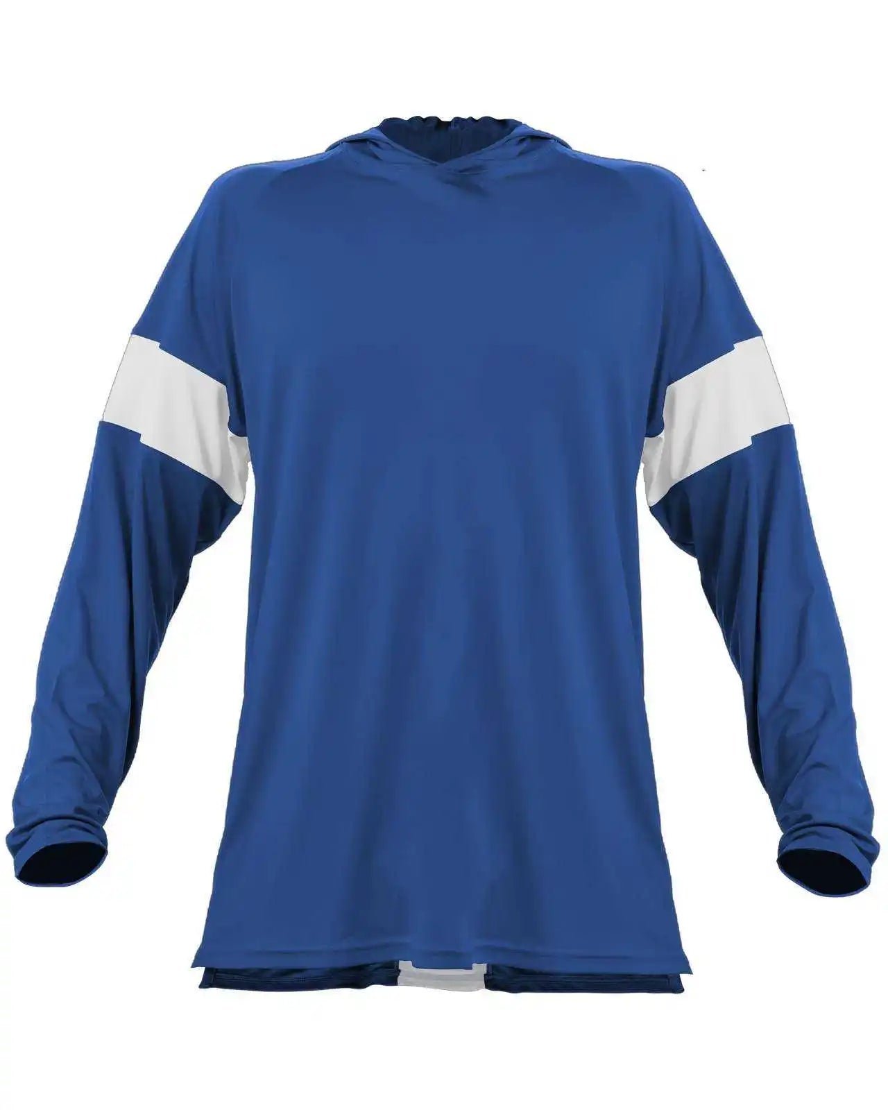 Alleson Athletic 545lsy Contender Youth Long Sleeve Shooter Shirt - Royal White