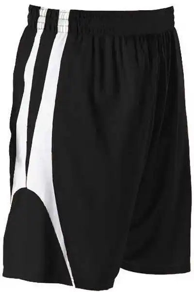 Alleson Athletic 54mmpy Youth Reversible Basketball Short Black White