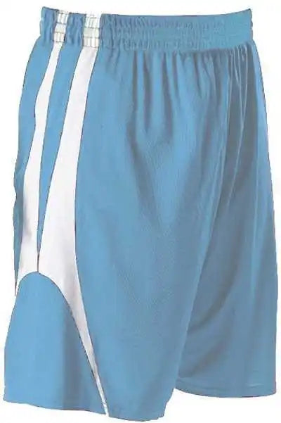 Alleson Athletic 54mmpy Youth Reversible Basketball Short - Carolina Blue White
