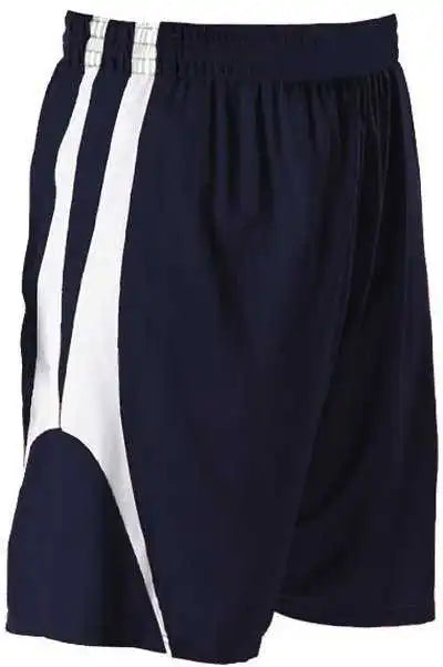 Alleson Athletic 54mmpy Youth Reversible Basketball Short - Navy White