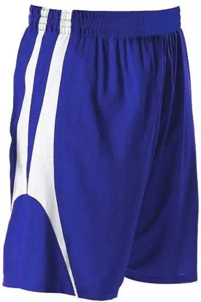 Alleson Athletic 54mmpy Youth Reversible Basketball Short - Royal White