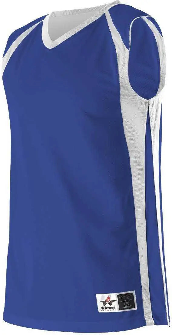 Alleson Athletic 54mmr Men’s Reversible Basketball Jersey - Royal White
