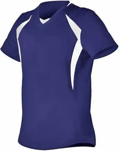 Alleson Athletic 552jg Girl’s Short Sleeve Fastpitch Jersey - Navy White