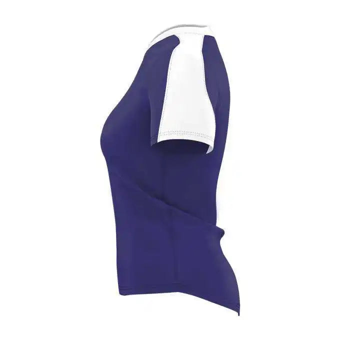 Alleson Athletic 558vg Girls v Neck Fastpitch Jersey - Purple White