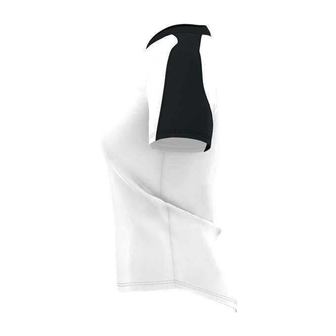 Alleson Athletic 558vg Girls v Neck Fastpitch Jersey - White Black
