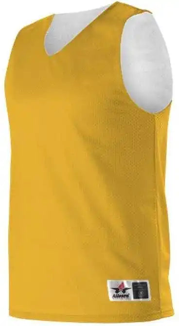 Alleson Athletic 560r Adult Reversible Mesh Tank - Gold White
