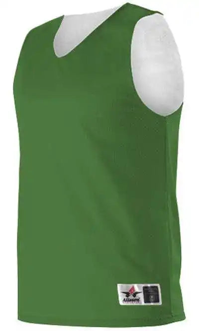 Alleson Athletic 560r Adult Reversible Mesh Tank - Kelly White