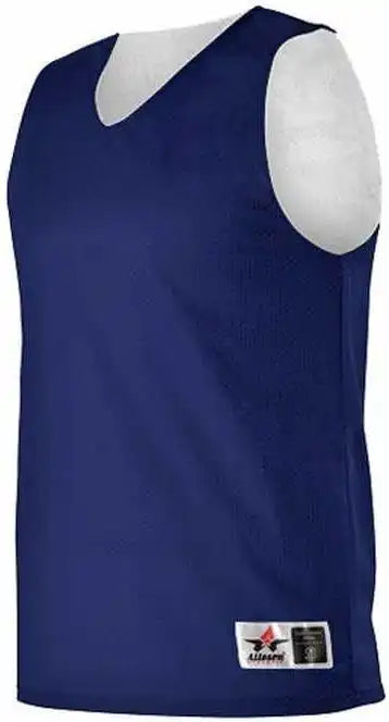 Alleson Athletic 560r Adult Reversible Mesh Tank - Navy White
