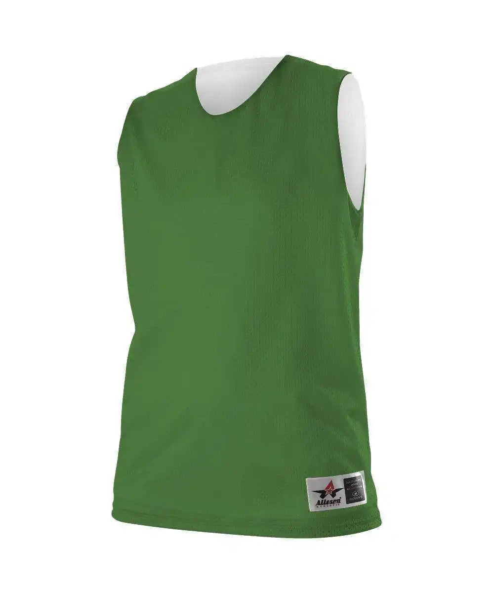 Alleson Athletic 560rw Women’s Reversible Mesh Tank - Kelly White