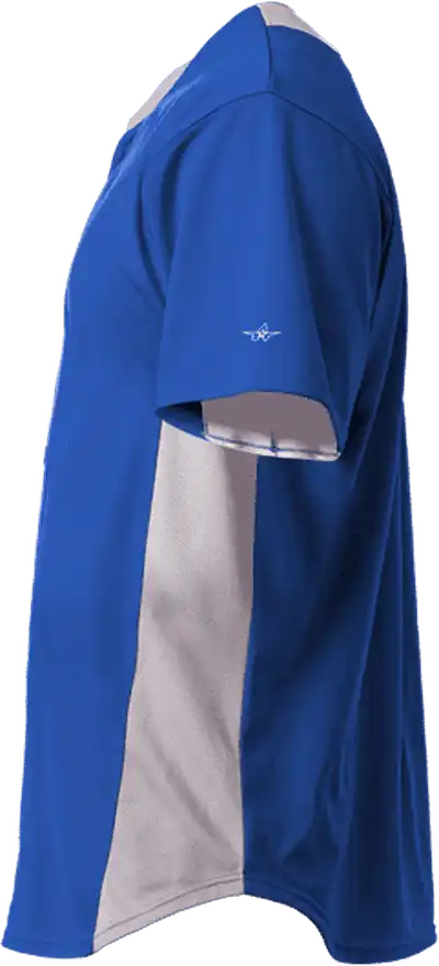 Alleson Athletic 566bfj Crush Jersey Royal Gray