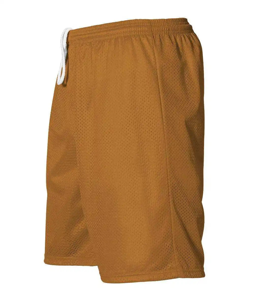 Alleson Athletic 566py Youth Extreme Mesh Unisex Short - Texas Orange - s