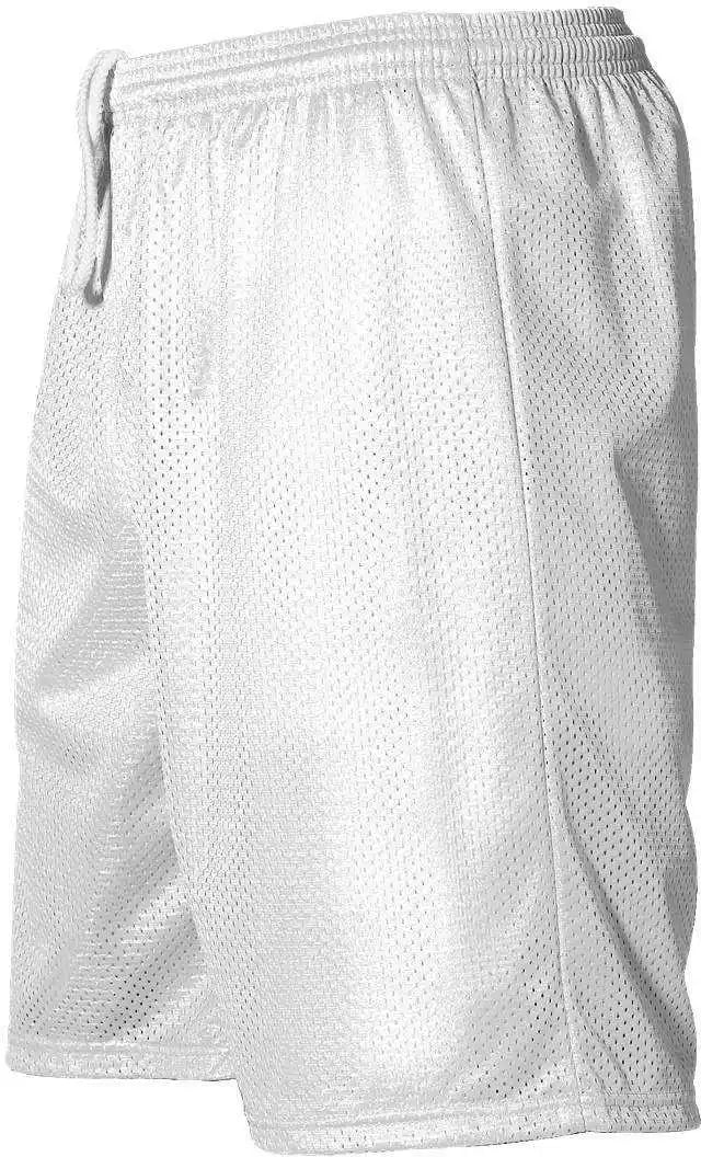 Alleson Athletic 566py Youth Extreme Mesh Unisex Short - White