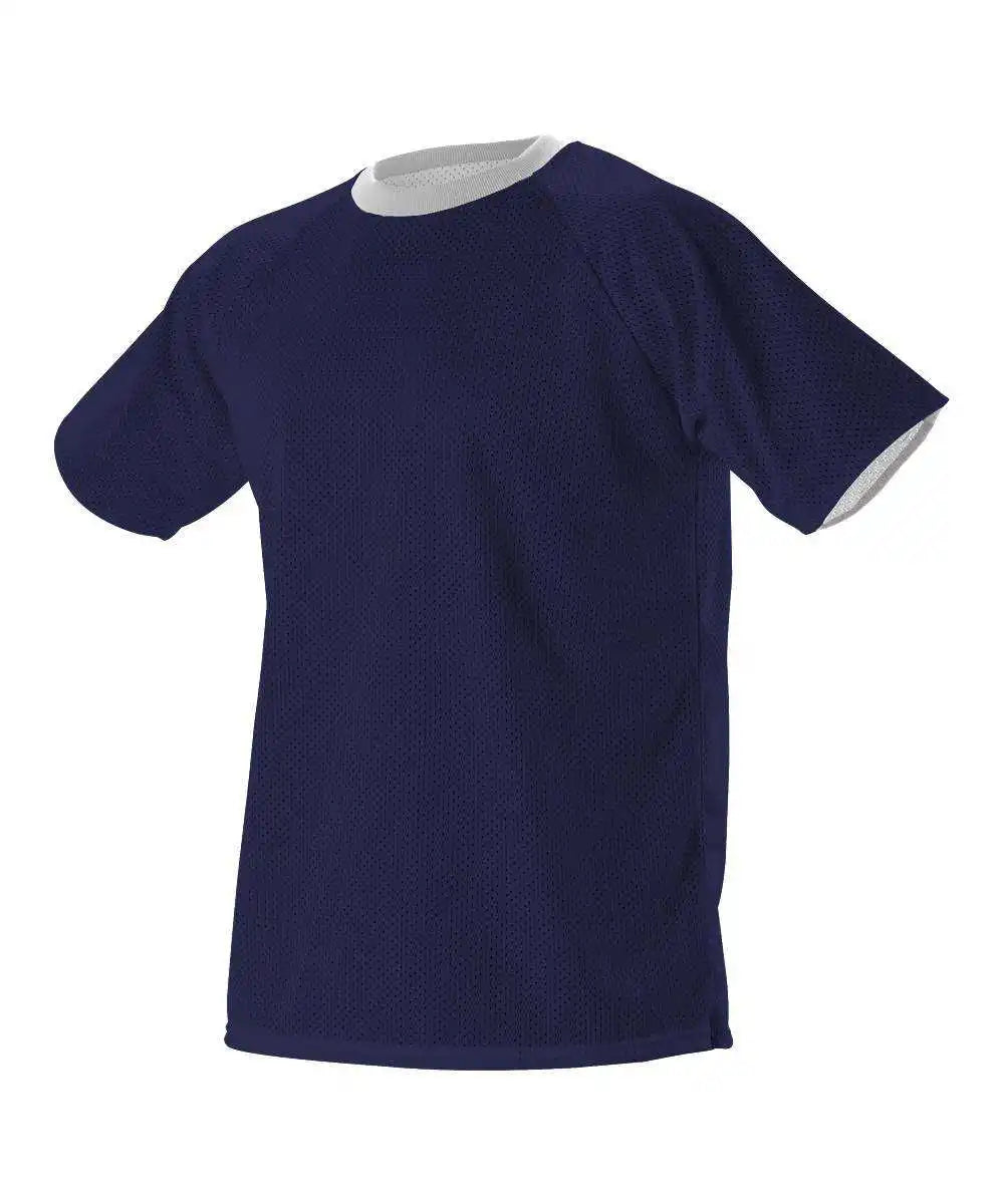 Alleson Athletic 56rev Adult Extreme Mesh Reversible Jersey - Navy White