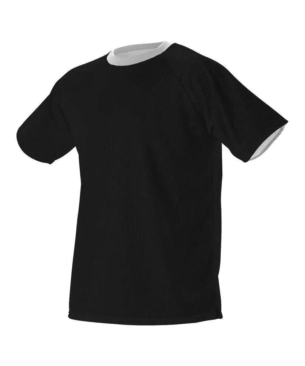 Alleson Athletic 56revy Youth Extreme Mesh Reversible Jersey - Black White