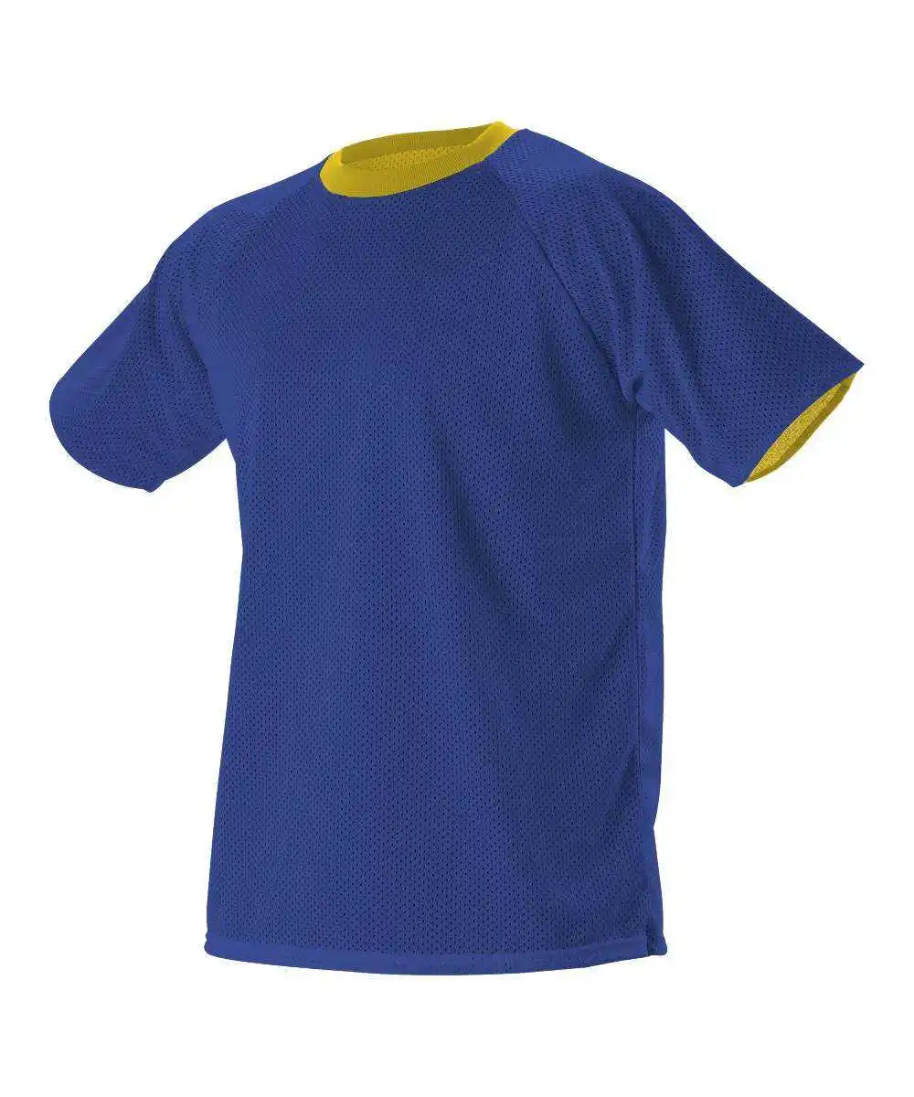 Alleson Athletic 56revy Youth Extreme Mesh Reversible Jersey Royal Gold