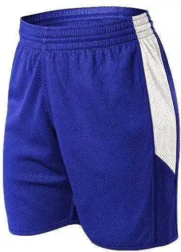 Alleson Athletic 589pspw Womens Single Ply Reversible Short - Royal White