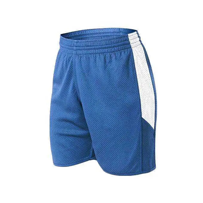 Alleson Athletic 589pspw Womens Single Ply Reversible Short - Sky Blue White