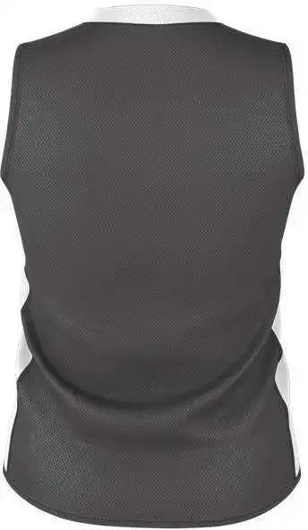 Alleson Athletic 589rspw Womens Single Ply Reversible Jersey - Charcoal White