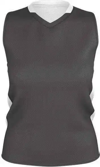 Alleson Athletic 589rspw Womens Single Ply Reversible Jersey - Charcoal White