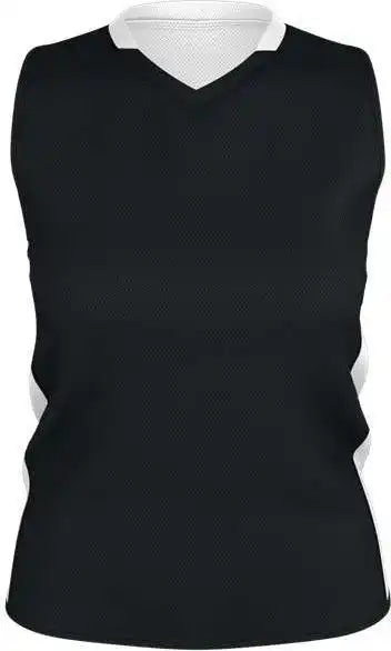 Alleson Athletic 589rspw Womens Single Ply Reversible Jersey - Black White