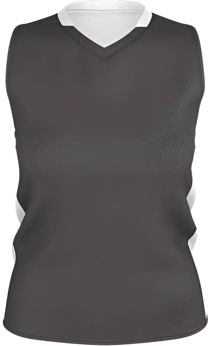 Alleson Athletic 589rspw Womens Single Ply Reversible Jersey - Charcoal White