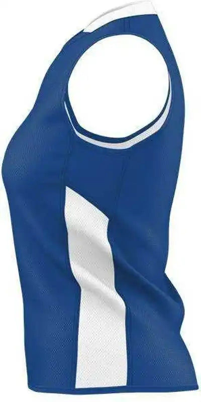 Alleson Athletic 589rspw Womens Single Ply Reversible Jersey Royal White
