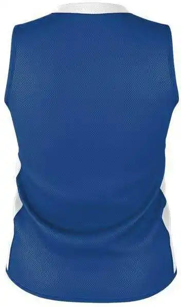 Alleson Athletic 589rspw Womens Single Ply Reversible Jersey Royal White