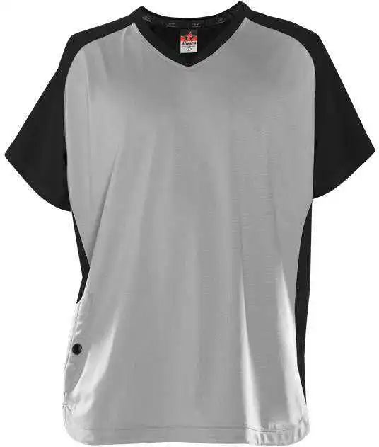 Alleson Athletic 590bbly Youth Cage Batter’s Jacket - Black Gray