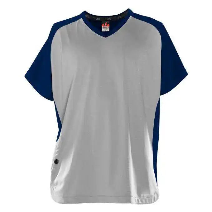 Alleson Athletic 590bbly Youth Cage Batter’s Jacket - Navy Gray