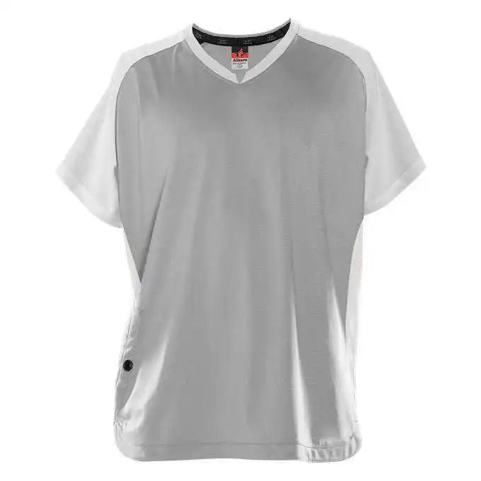 Alleson Athletic 590bbly Youth Cage Batter’s Jacket - White Gray