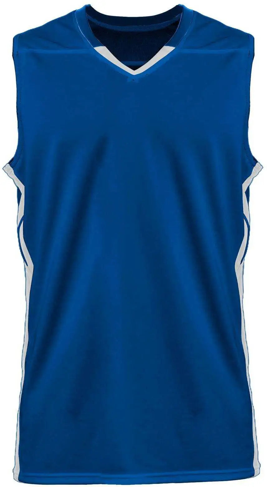 Alleson Athletic 590rsp Reversible Crossover Jersey - Royal White