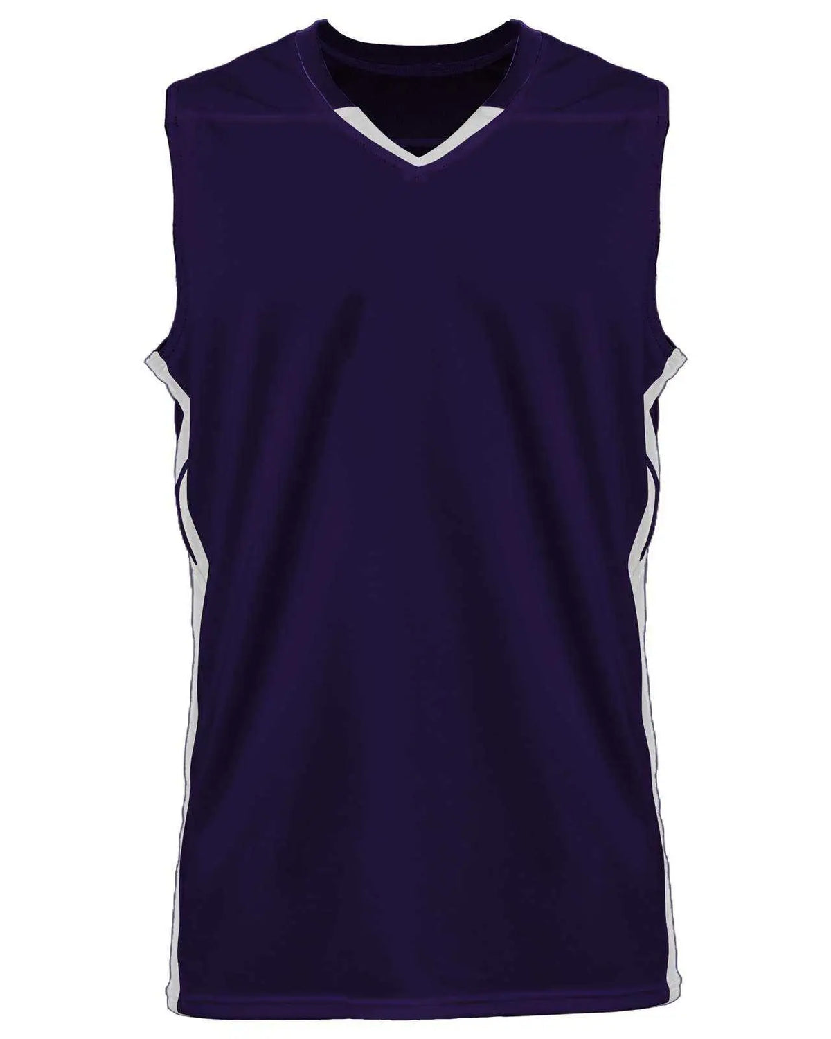 Alleson Athletic 590rsp Reversible Crossover Shirt - Purple White