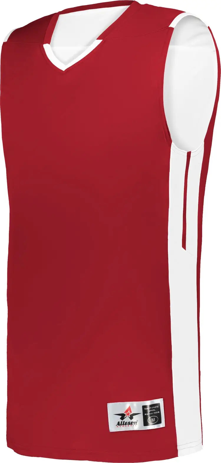 Alleson Athletic 590rspy Youth Cross Over Reversible Jersey - Red White - s