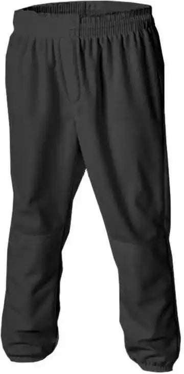 Alleson Athletic 604pdk2 Adult Pull Up Baseball Pant - Black