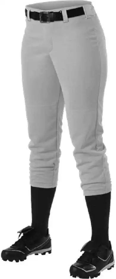 Alleson Athletic 605pbw Women’s Fastpitch Pant Gray