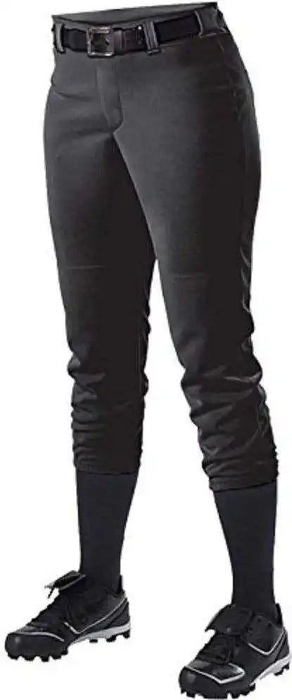Alleson Athletic 605pbwy Girl’s Fastpitch Pant - Black