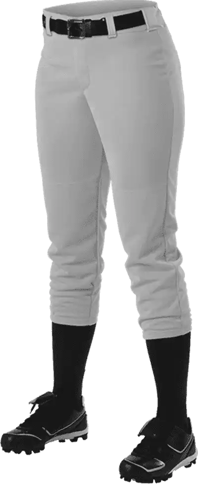 Alleson Athletic 605pbwy Girl’s Fastpitch Pant - Gray