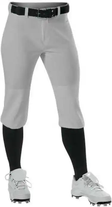 Alleson Athletic 605pkng Girl’s Fastpitch Knicker Pant - Gray