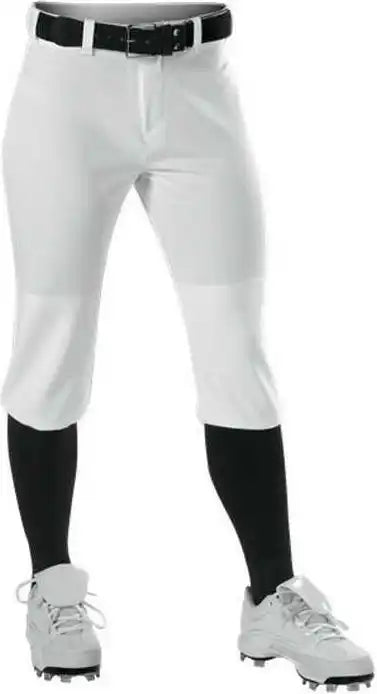 Alleson Athletic 605pkng Girl’s Fastpitch Knicker Pant - White