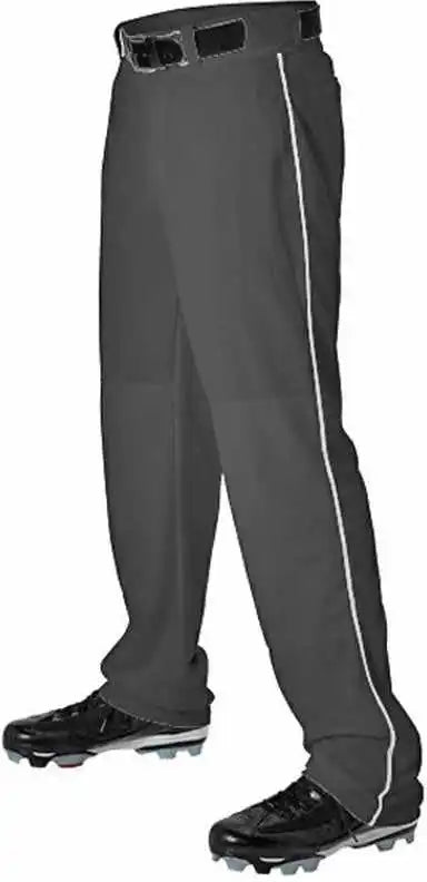 Alleson Athletic 605wlb Adult Baseball Pant with Braid - Black White